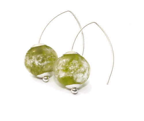 Oorbellen groen